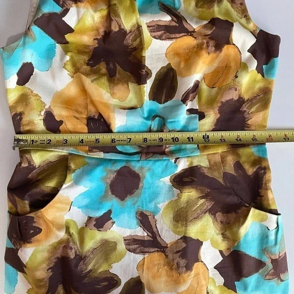 New Directions Floral Sleeveless Sheath Dress Size 8 - Picture 8 of 9